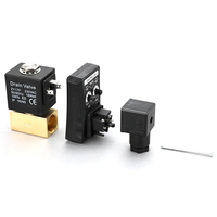 Vanne d'eau électrique automatique à minuterie AC 220V 1/2 pouce, solénoïde de drainage électronique pour compresseur d'air, condensat, OEM personnalisable