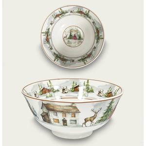 Tazón Navideño de Porcelana CHRISTMAS LAND DIAM 12CM de altura. 5.5CM - Product Image 1