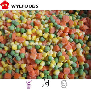 Haricots, carottes, pois verts mélangés avec des épices vertes, fruits et légumes frais, emballages en rouleaux, légumineuses - Product Image 4