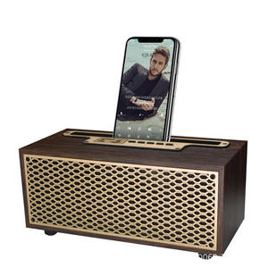 ลำโพงบลูทูธ BT5.0 ลายไม้สไตล์เรโทร 8W กำลังขับสูง 23.2×10.9×10.4 ซม. ใช้งานได้ยาวนาน เหมาะสำหรับใช้ในบ้านและนอกบ้าน เครื่องเล่นวิทยุตั้งโต๊ะ - Product Image 4