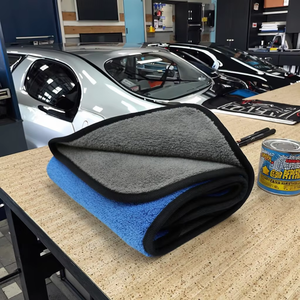 Paños de Limpieza de Microfibra de Alta Densidad con Logotipo Personalizado de Fábrica, Paños Absorbentes para Limpiar Ventanas de Automóviles y Cocinas - Product Image 2