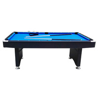 Table de billard de 7 pieds à prix avantageux, vente chaude, avec système de retour de billes, pour usage domestique