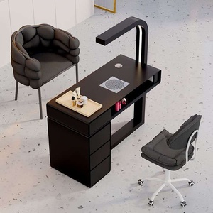 Hot Sale Single Manicure <b>Table</b> and Chair Set Professional Nail <b>Table</b> with Vacuum Cleaner <b>Table</b> Manicure for Nail Salon - Product Image 6