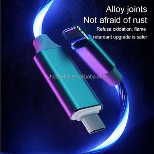 Cable de Datos LED con Carga Rápida, Tipo-C a Tipo-C, para iPhone 16 y 17, Venta al Por Mayor de Fábrica - Product Image 5
