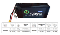 Batterie LiPo AROSEN 40000mAh 10C/20C 44.8V/55.2V 12S/14S pour Drones FPV/RC/Photographie Aérienne/Agriculture/Logistique