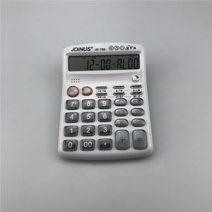 Joinus Js 765 12 Digit Accounting Calculator With Voice Function And Date Check White Color - Product Image 2