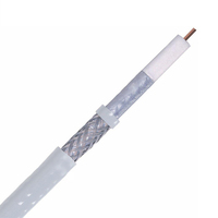 Cable Coaxial RG59/RG6/RG11 de Alta Calidad para CCTV/CATV, con Revestimiento de PVC/PE/LSZH, 75 Ohmios, Serie RG, Venta al Por Mayor