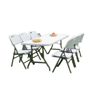 Mobilier de Table pliable, meubles d'extérieur, 6 pieds - Product Image 3