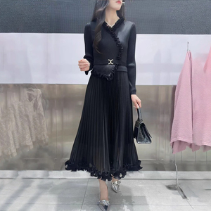 <span class=keywords><strong>Abbigliamento</strong></span> Femminile all'Ingrosso, Abito da <span class=keywords><strong>Ufficio</strong></span> da <span class=keywords><strong>Donna</strong></span>, Design Elasticizzato, Lunghezza alla Caviglia, Taglia Unica, Abito Plissettato Miyake - Product Image 4