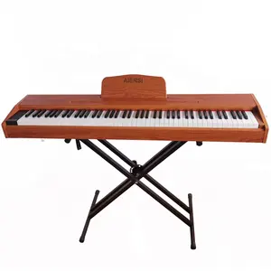 Aiersi Piano Digital 88 Keyboard Dekat dengan Piano Akustik Penggunaan Rumah dan Mengajar Terbaik 3 Pedal Piano