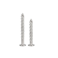 Chine Manufacture En Acier Inoxydable Spirale Clous Expansion Vis Caché Marteau Fileté Clous Twist Clous