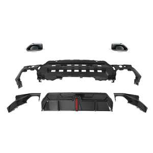 Pièces automobiles pour BMW 2S G42 <span class=keywords><strong>TK</strong></span> Design Style noir brillant Kits de pare-chocs de voiture pour diffuseur arrière avec embouts d'échappement2021 + - Product Image 1