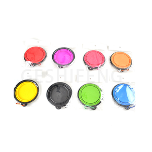 Petsproofing taşınabilir katlanabilir katlanabilir silikon kişiselleştirilmiş Pet köpek kedi su yiyecek kasesi kediler köpekler için besleyici yemekleri çanaklar - Product Image 3