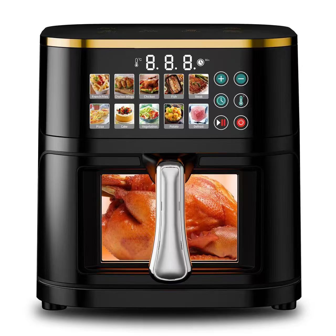 Smart Number Electric Kitchen Appliance 8L Touch Screen Air Fryer