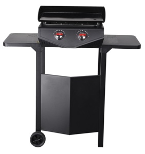 BSCI-Audité Barbecue au gaz propane portable à 2 brûleurs <span class=keywords><strong>Plancha</strong></span> en <span class=keywords><strong>acier</strong></span> conforme aux aliments pour la maison, le jardin, les activités de restaurant en plein air - Product Image 4
