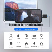 OEM LOGO OTG USB 3.0 Adaptateur pour Pad Téléphone USB-L Mâle vers USB3.0 Adaptateur pour 13 Au-dessus de Charge Rapide