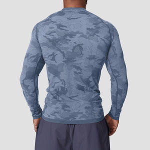 T-shirt de sport moulant à manches longues pour hommes, séchage rapide, idéal pour la course et l'entraînement – Vente en gros - Product Image 5