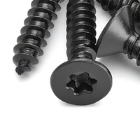 Vis autotaraudeuses Torx à tête fraisée métriques en acier inoxydable 304 A2, oxyde noir, M2 M2.3 M2.6 M3 M3.5 M4 M5
