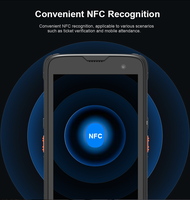 Lecteur RFID portable avec poignée ISO 14443A&B 15693 13.56MHz Lecteur-graveur NFC Scanner de codes-barres portable PDA pour la logistique