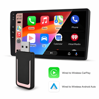 Adaptador Inalámbrico CarPlay, Dongle Android Auto, Caja USB CarPlay, Adaptador CarPlay de Cable a Inalámbrico Mini Plug and Play para Autos OEM