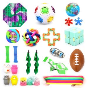 0061 Kit de Juguetes Sensoriales Antiestrés: Push Pop Bubble Mochi Squishy, Bola de Rompecabezas Arcoíris, Cadena Flippy y Juguetes Sensoriales Snappers - Product Image 4