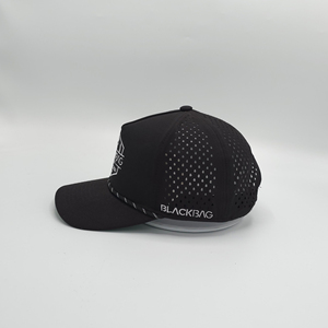 Casquette de baseball 6 panneaux tendance de haute qualité pour l'extérieur, en polyester, avec logo brodé personnalisé et découpe laser, vente en gros OEM - Product Image 5