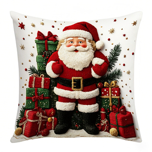 Giáng sinh gối Bìa Santa Claus Gối trang trí nhà sofa Cushion Cover - Product Image 6