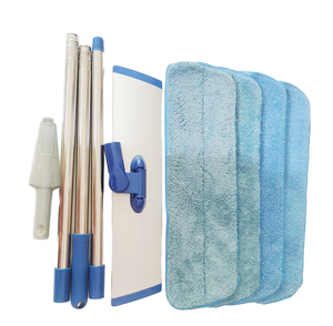 Mopa <span class=keywords><strong>de</strong></span> Microfibra con Mango <span class=keywords><strong>de</strong></span> Aleación <span class=keywords><strong>de</strong></span> Aluminio, Incluye 4 Almohadillas, Envío en 48 Horas, <span class=keywords><strong>para</strong></span> <span class=keywords><strong>Limpieza</strong></span> <span class=keywords><strong>de</strong></span> Pisos - Product Image 4