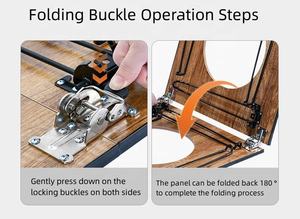 Portable Patio Foldable Stove <b>Table</b> Extended <b>Outdoor</b> Camping Charcoal Grill Rack Cooking Tea <b>Table</b> - Product Image 3