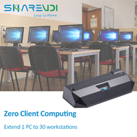 Mesin Virtual Klien Lemak Tipis Terbuka Harga Promosi Pc Mini USB 2.0 VGA Rj45 untuk Solusi Pendidikan/VDI