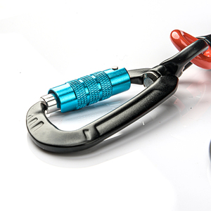 डाइविंग फिशिंग क्लाइंबिंग के लिए त्वरित रिलीज बकल, क्लिप, हुक, कैरबिनर के साथ पेशेवर कस्टम टूल स्प्रिंग कॉइल डोरी - Product Image 5