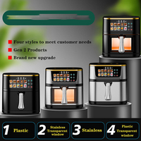 Nouvelle friteuse électrique sans huile intelligente à écran tactile en acier inoxydable 8L 10L 8L, friteuse à air chaud, Friggitrice Ad Aria KA03013