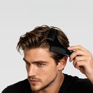Peigne à barbe personnalisé avec logo, peigne à <span class=keywords><strong>moustache</strong></span> en acier à dents fines, peigne <span class=keywords><strong>de</strong></span> toilettage pour la barbe à domicile ou en salon pour hommes - Product Image 6