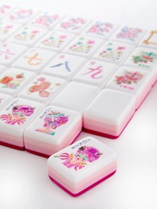 Coffret Cadeau de Luxe Moderne Premium, Mahjong Américain en Acrylique 4 Couches, 160 Tuiles, Jeu de Société Portable pour les Fêtes, <span class=keywords><strong>Poker</strong></span>, Vente en Gros - Product Image 6