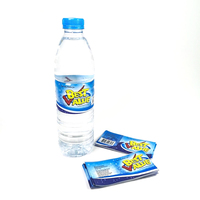 Étiquettes thermorétractables en PVC à prix de gros pour bouteilles de jus, de café et d'eau minérale avec impression personnalisée