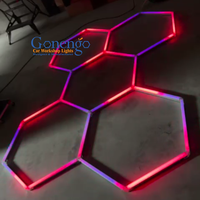 Cliente Fácil instalación Diseño Panal Rgb Hexagonal Led Light Fitness Center