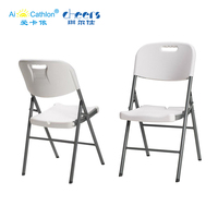 Chaises de jardin pliantes en plastique légères pour pique-nique, camping et extérieur – Prix de gros abordable