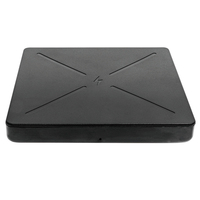 Chargeur sans fil à induction invisible OEM 10W 50mm pour téléphones Chargement de bureau en bois dur Port CC OTP Support de chargement élégant en bois dur