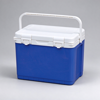 Glacière médicale rigide 18L avec pack de glace optionnel et plateau intérieur pour le transport de vaccins en chaîne du froid