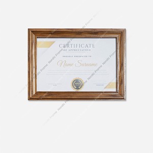 Cadres photo en bois multifonctionnels Nordic Frame, 2 cm d'épaisseur, design moderne, écologiques, durables, pour table ou mur, pour souvenirs - Product Image 4