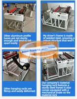 Machine de découpe entièrement automatique avec fonction de perforation pour film bulle en coton perlé, papier kraft, film PE/PVC, moteur Schneider