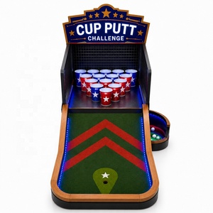 Jeu de <span class=keywords><strong>mini</strong></span>-golf commercial de type beer pong pour défi de putting, idéal pour les parcs d'attractions intérieurs, la location d'événements, les bars et les soirées FEC - Product Image 4