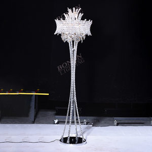 Lámpara de Pie de Metal Clásica de Alta Gama, Luz LED E27, Pequeña, Decorativa para Interiores de Hotel - Product Image 6