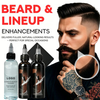 Spray Impermeable para Barbería, Acabado Mate, Relleno Instantáneo para Barba y Cejas, Fijador de Línea Capilar de Larga Duración, Spray para el Cuidado Masculino