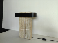 Lámpara de Mesa de Alabastro, Lámpara de Mesa de Lujo para Villa, Decoración del Hogar, Iluminación
