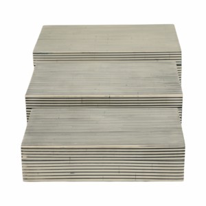 Scatole Decorative a Righe con Coperchio per Arredamento Casa, Tavolo Console, Gioielli e Uso in Camera da Letto - Product Image 5