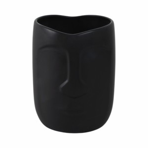 Vaso rotondo in ceramica, decorazione moderna per soggiorno, camera da letto, ufficio, casa, vaso per fiori - Product Image 1