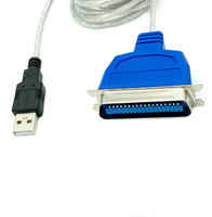 Cable USB a Puerto Paralelo 1284 para Impresora, Cable USB a Impresora, Cable de Conversión USB para Impresora Matricial