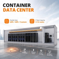 Nouveau conteneur serveur de centre de données 2026 de 20 pieds High Cube, empilable, de -40°C à 55°C, pour les filiales bancaires
