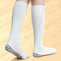 Chaussettes de sport Raigoo Grip antidérapantes en tricot à carreaux ODM pour le football, le softball, le baseball, le soccer, été, jeunes, enfants, adultes, respirantes
